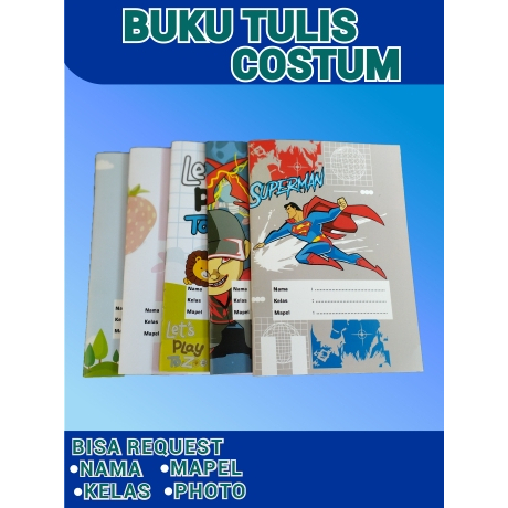 

Buku tulis costum bisa request photo