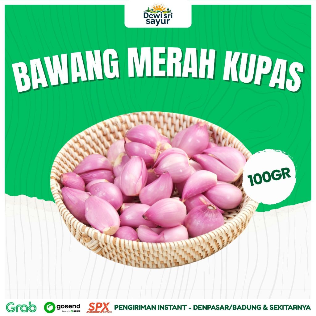 

Bawang Merah Kupas 100gr – Dewi Sri Sayur