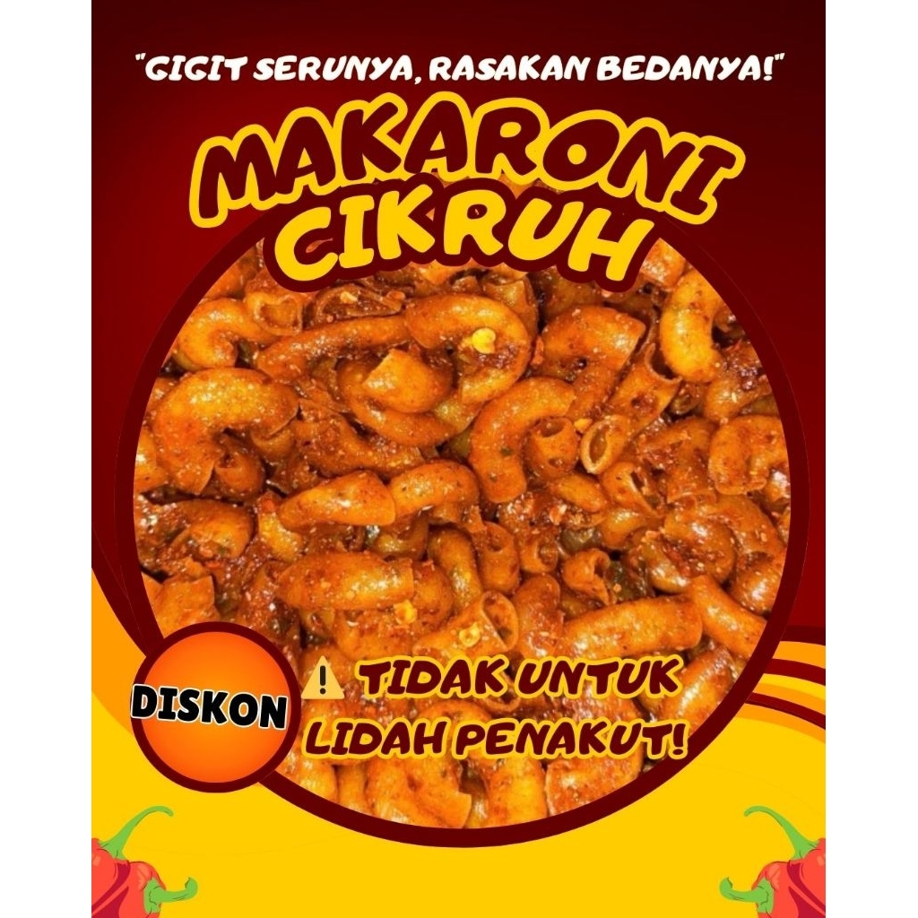 

makaroni cikruh pedas daun jeruk