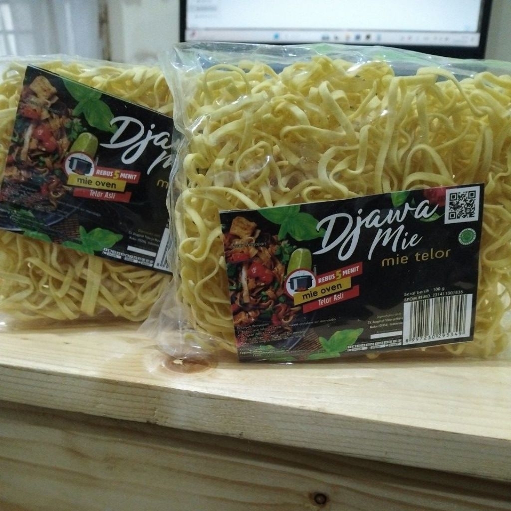 

Djawa Mie, Mie telor Pipih 100gr isi 2 keping
