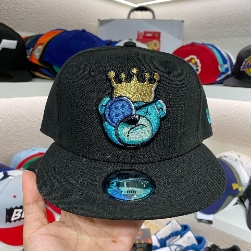 New Era Justfitted x Berlin Bear Blue Snapback Youth