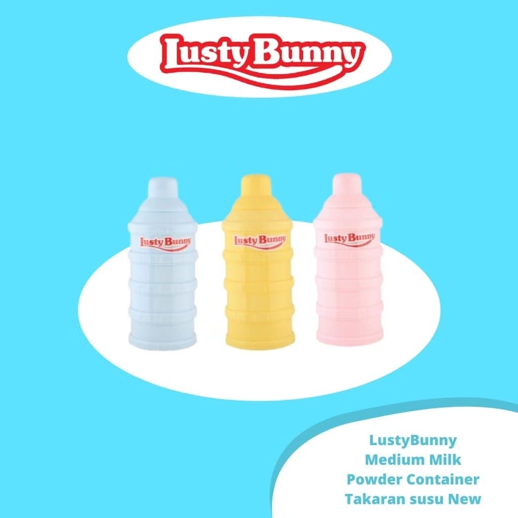 LustyBunny New Medium Milk Powder Container Takaran susu 4 susun
