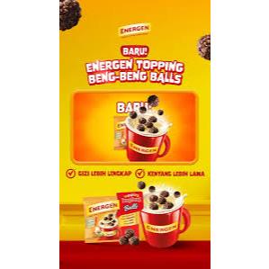 

ENERGEN TOPPING BENG BENG BALLS 1 RENCENG ISI 10PCS