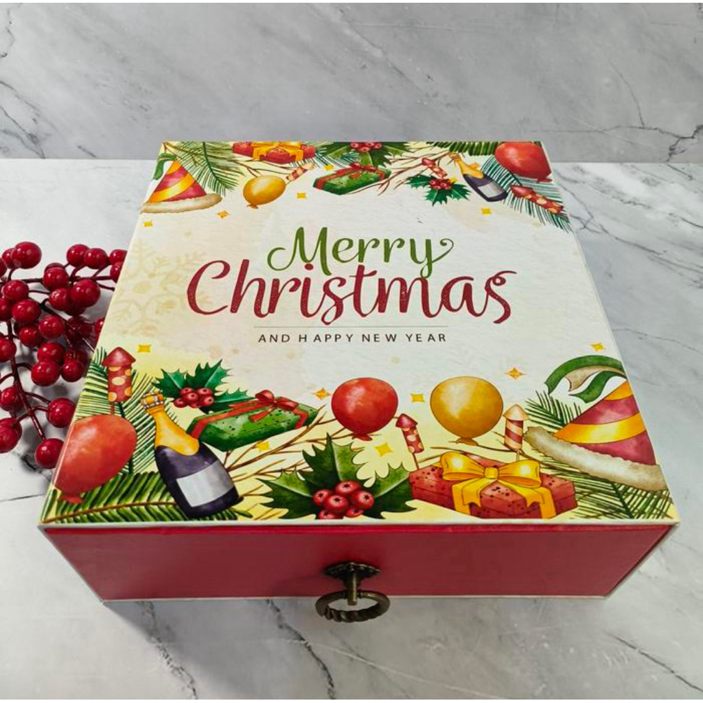 

Hardbox Natal / Christmas mode Laci 1 /hampers natal/box natal/parcel natal/box/natal