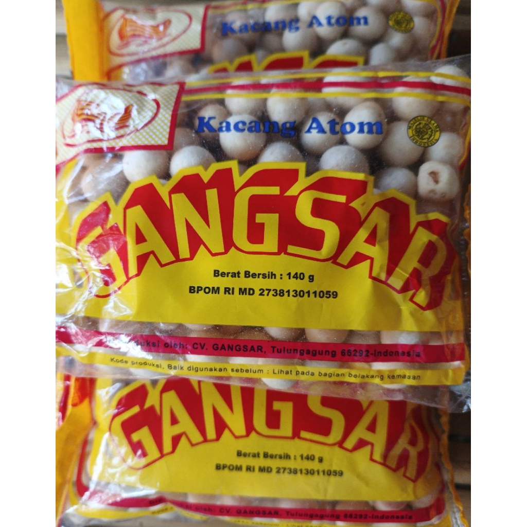 

Kacang Atom Gangsar 140gr