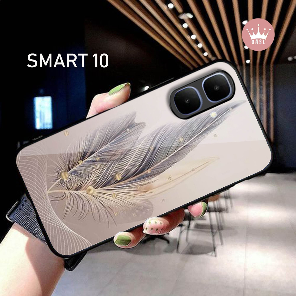 Softcase Kaca INFINIX SMART 10 - casing handphone - INFINIX SMART 10 [S48]