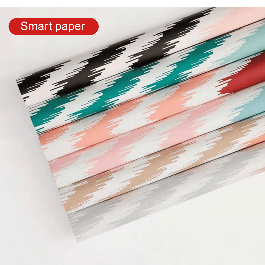 

Isi 20 LEMBAR Flower Wrapping Paper Motif Tribe Lurik Kertas Buket Cellophane Totem Tribal Craft Paper KB022