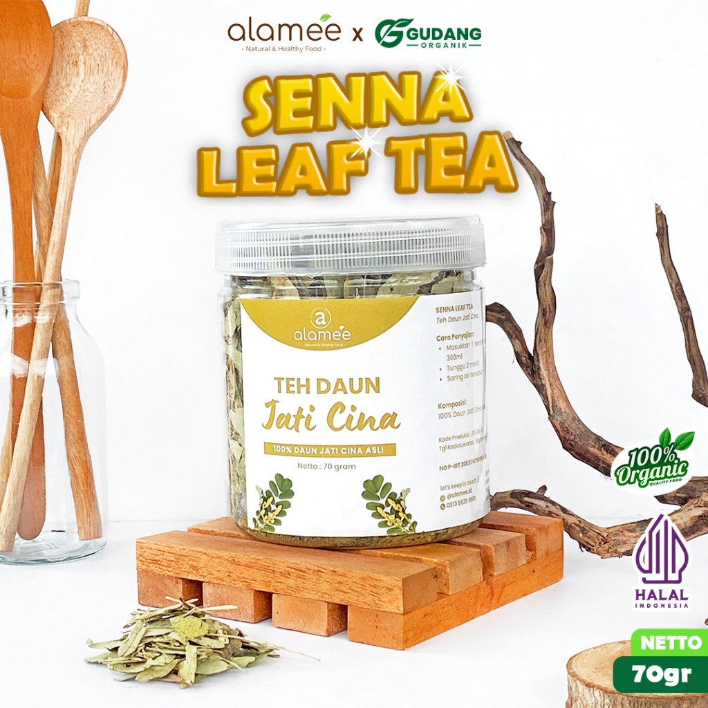 

alamee toples teh bunga senna menyediakan rasa unik dan aroma menyegarkan tubuh herbal alami