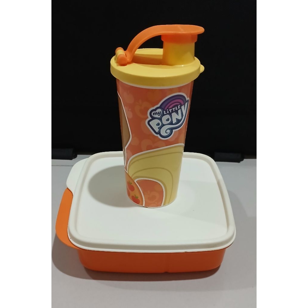 set tempat bekal anak little pony tupperware prelove
