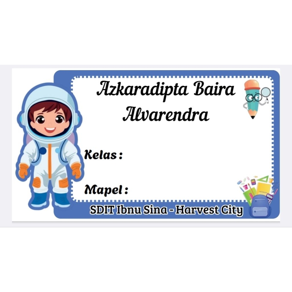 

LABEL BUKU CUSTOM - STIKER LABEL BUKU NAMA ANAK ISI 44 PCS - STIKER BUKU PELAJARAN 44 PCS CUSTOM