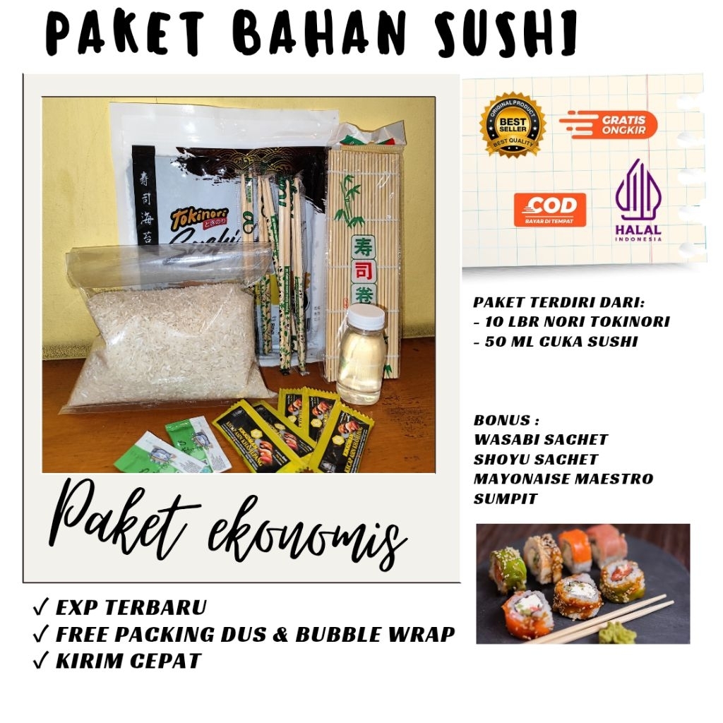 

Paket SUSHI AT HOME – DIY sushi roll SHIRAHOSHI