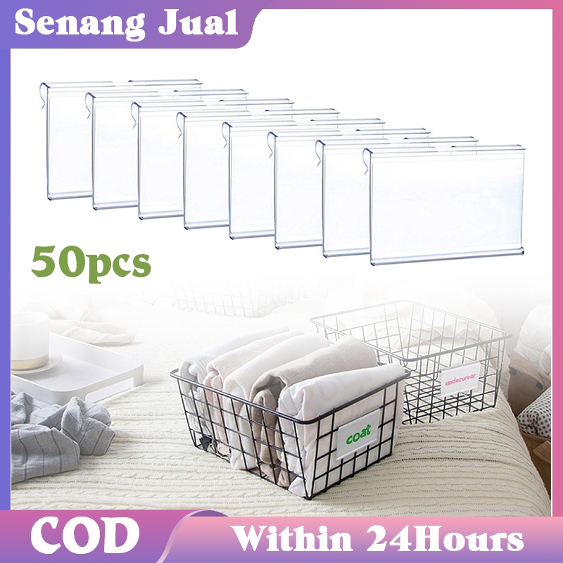 

Label Harga Tempel / Bahan Pvc / Price Tag Card Transparan / Untuk Berbagai Rak Toko
