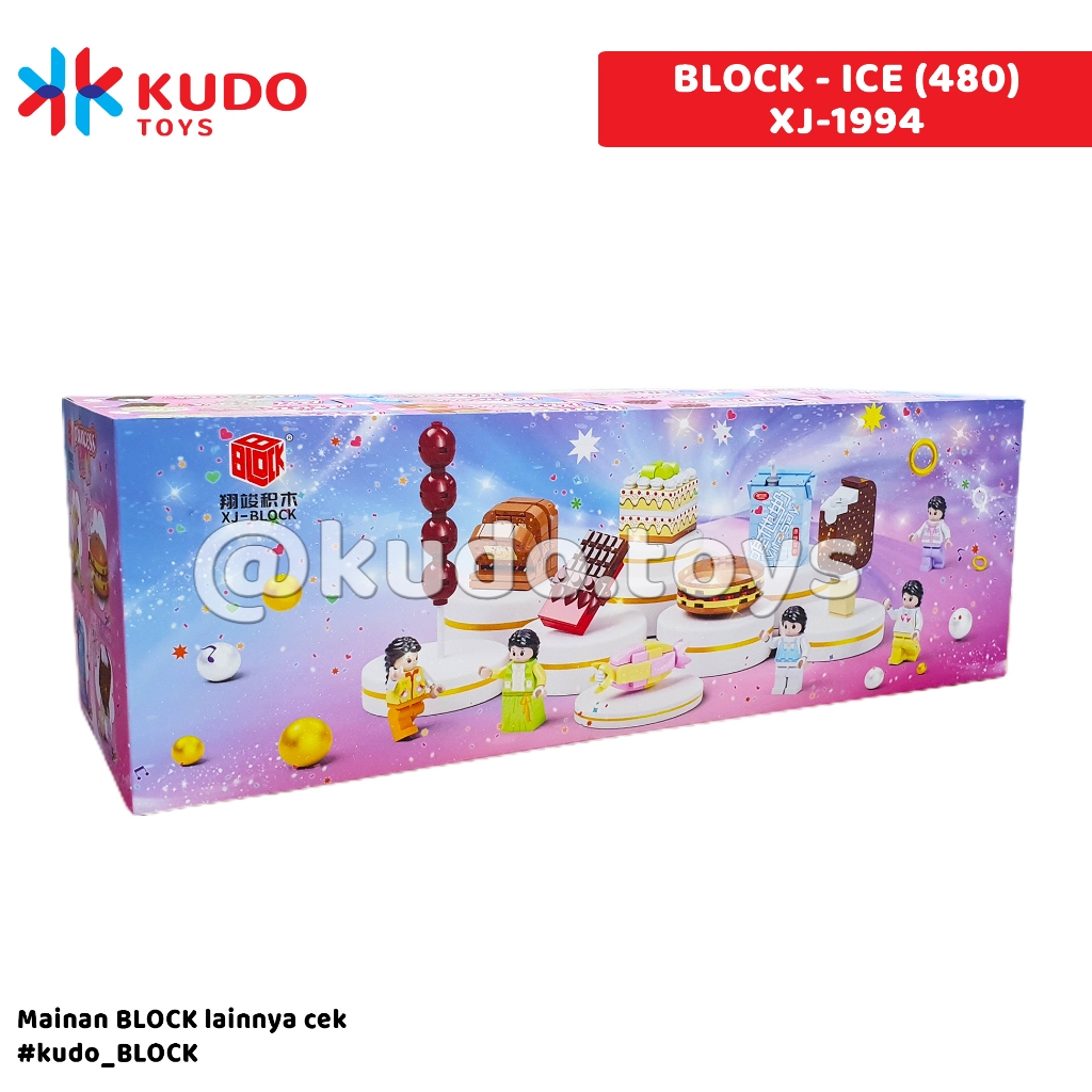 Kudo Toys - Mainan Anak BLOCK - ICE (480) XJ-1994(jual perbiji)