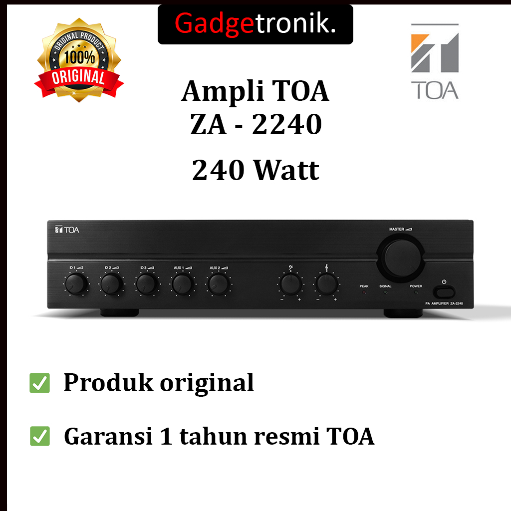 Ampli TOA ZA 2240 / Mixer Power Amplifier TOA ZA 2240 (240 Watt)