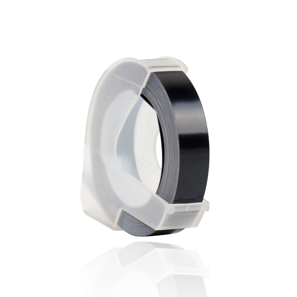 

Black Refill Tape Laber Maker merk Cidy emboss 9mm X 3m