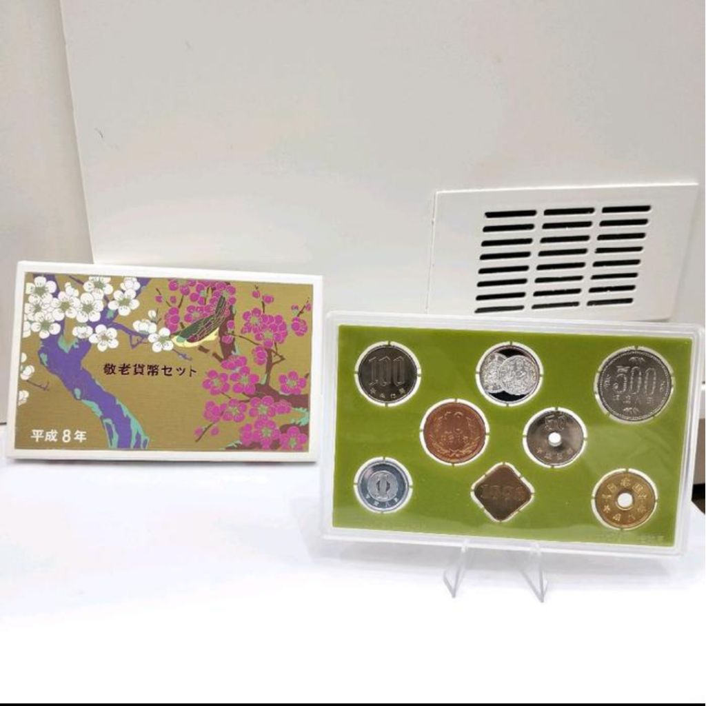 Koin Set Perak Jepang Seri Respect For The Aged Tahun 1996 Shio Tikus Japan Mint