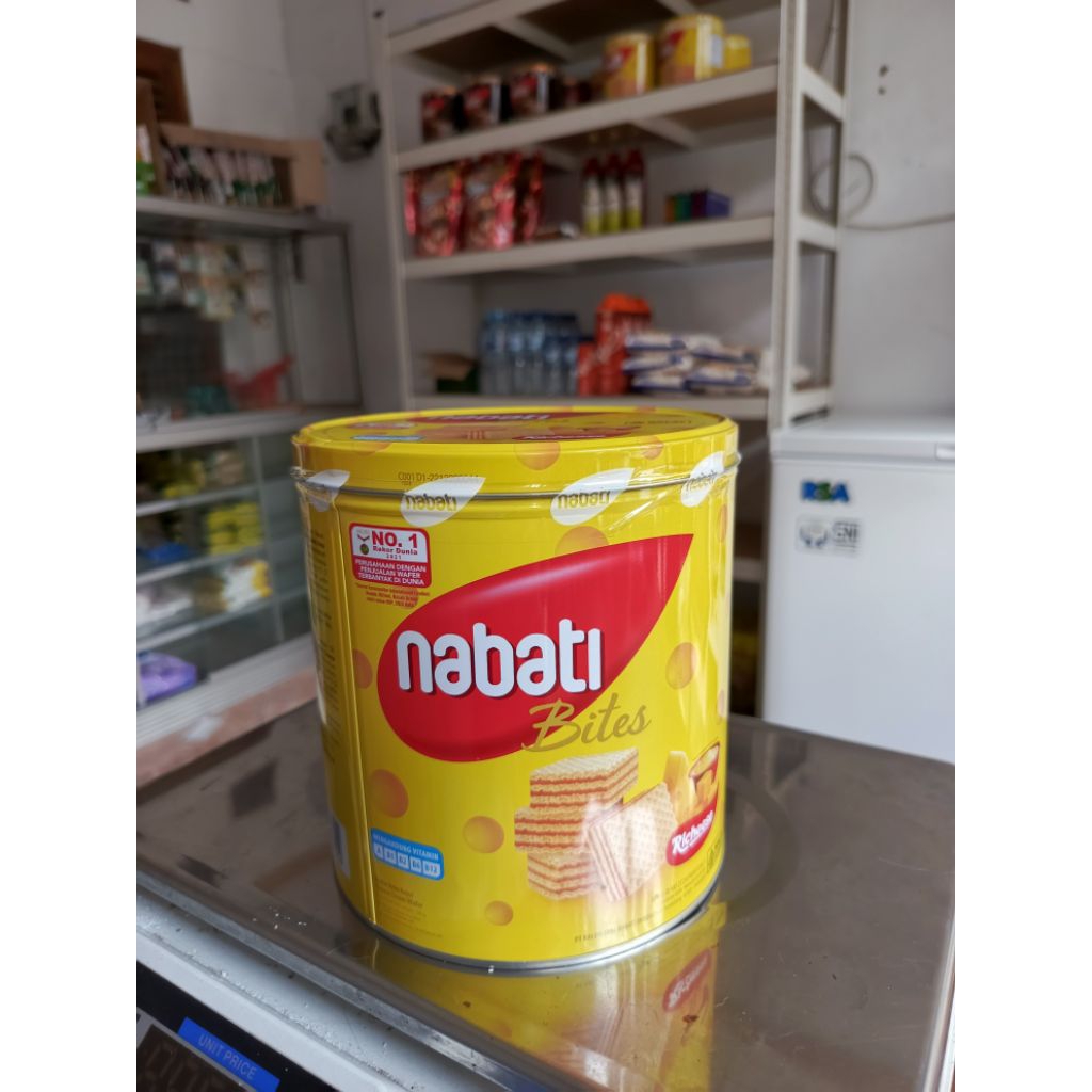 

Nabati bites rasa keju 240gr (kaleng)