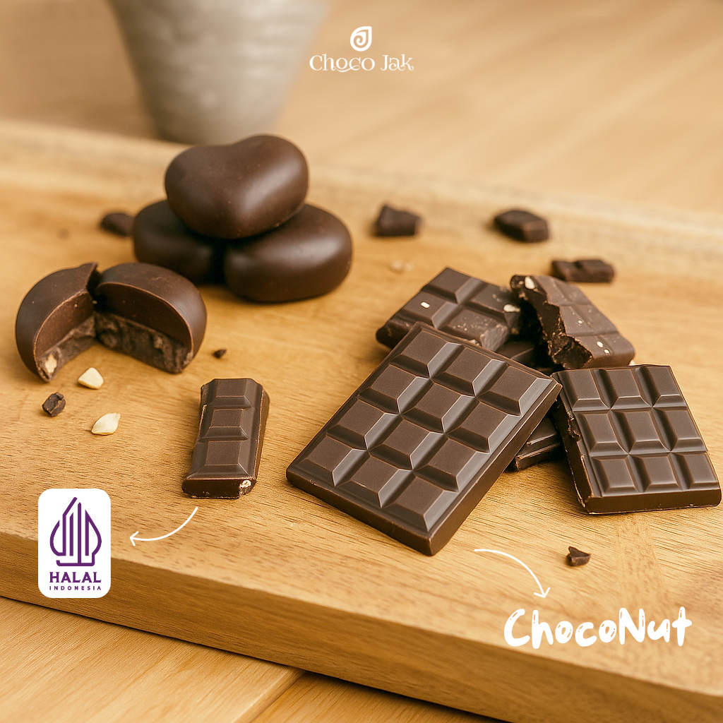 

ChocoNut (Chocolate Peanut) [KECIL] by Choco Jak | Jajanan Coklat Viral | Souvenir Pernikahan