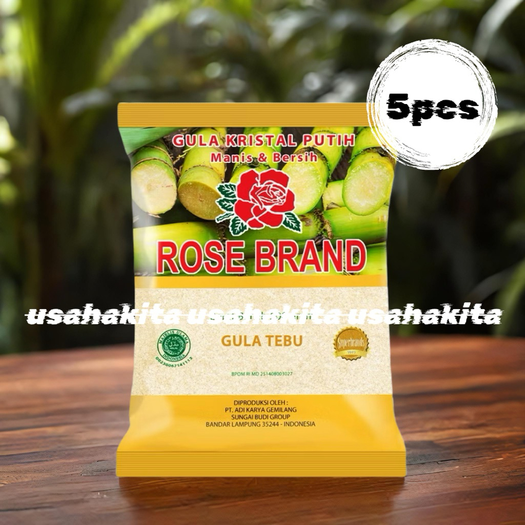 

Gula Kuning Rose Brand 1kg (5pcs)