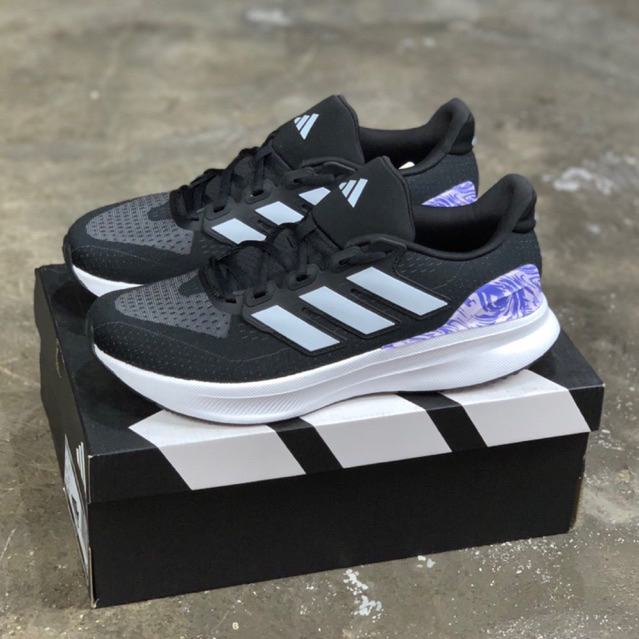 ADIDAS ULTRARUN 5 RUNNING CORE BLACK HALO BLUE 100% Original PT Adidas Indonesia
