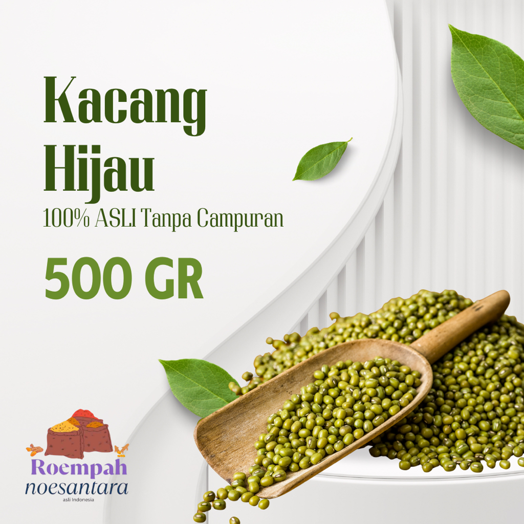

500gr Kacang Hijau Premium ASLI MURNI 100% Tanpa Campuran Kualitas Terbaik Tradisional