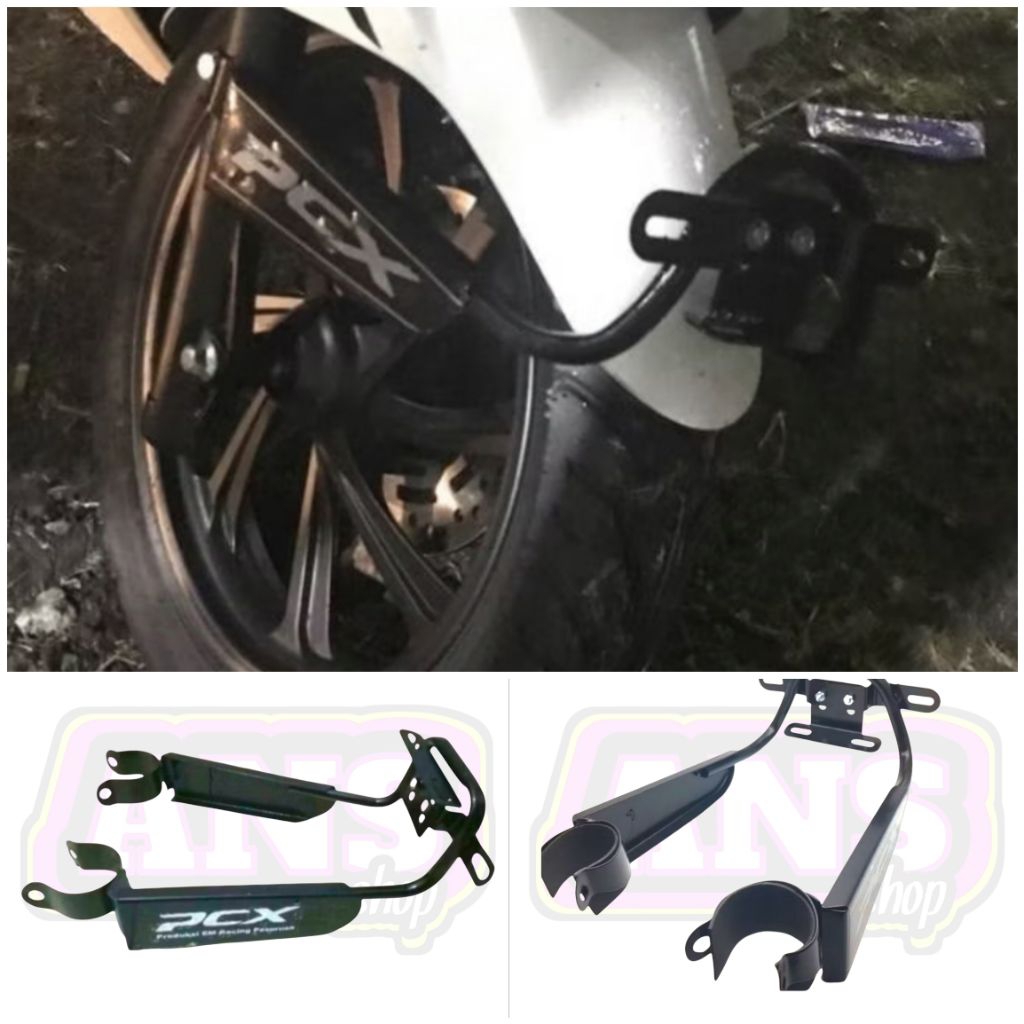 Breket dudukan plat Nomor depan honda pcx dudukan plat pcx