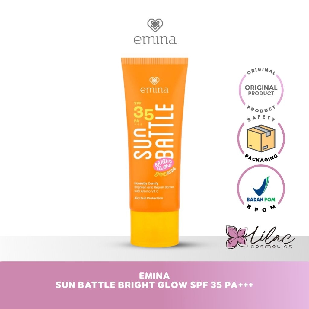 EMINA Sun Battle SPF 35 PA+++ Sun Protection Sunscreen 20mL / 50mL