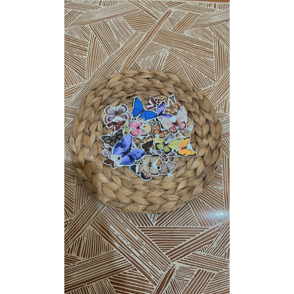 

36 Pcs Stiker Butterfly/Lucu Aesthetic
