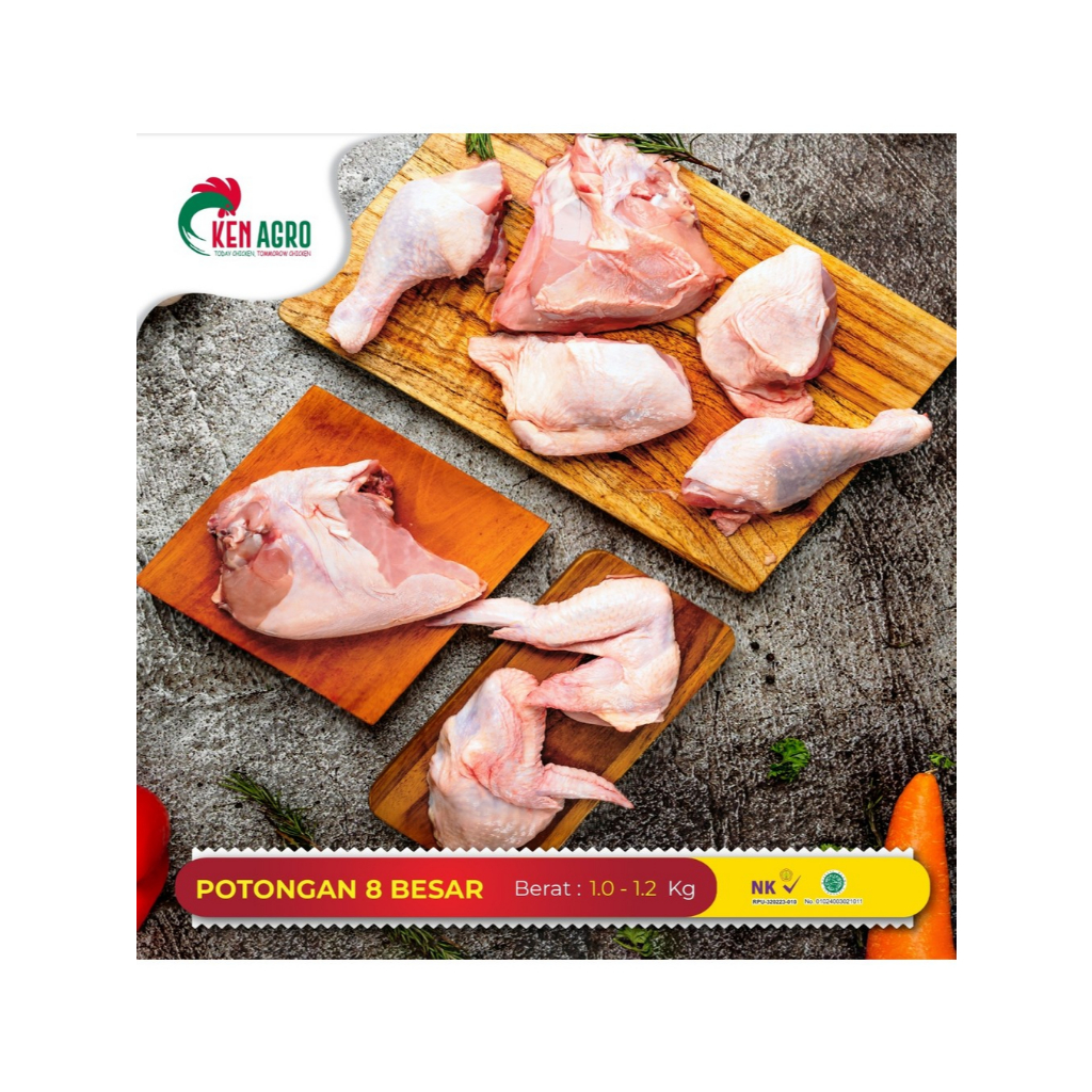 

Ayam Kampung Probiotik Potong 4/8 -HALAL Rendah Lemak Rendah Kolesterol Cocok Untuk Diet