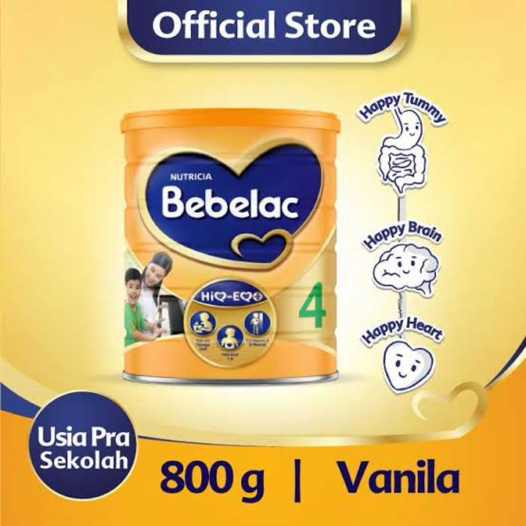 

BEBELAC 4 VANILA GroGreat+Susu pertumbuhan 800gr