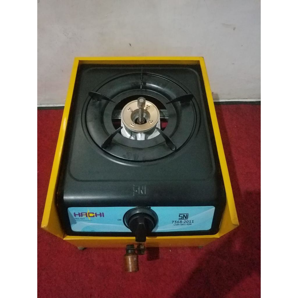 kompor leker putar satu tungku