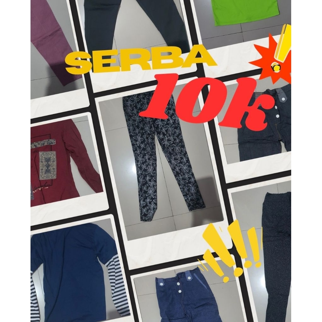 [SALE SERBA 10K] Prel0ved Baju Rok Celana Baju Topi Wanita dan Laki Laki Thrifting