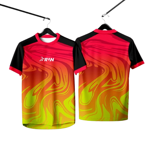 Kaos Lari Pria Motif Warna-warni / jersey / jersey full print / jersey custom / kaos jersey / jersey