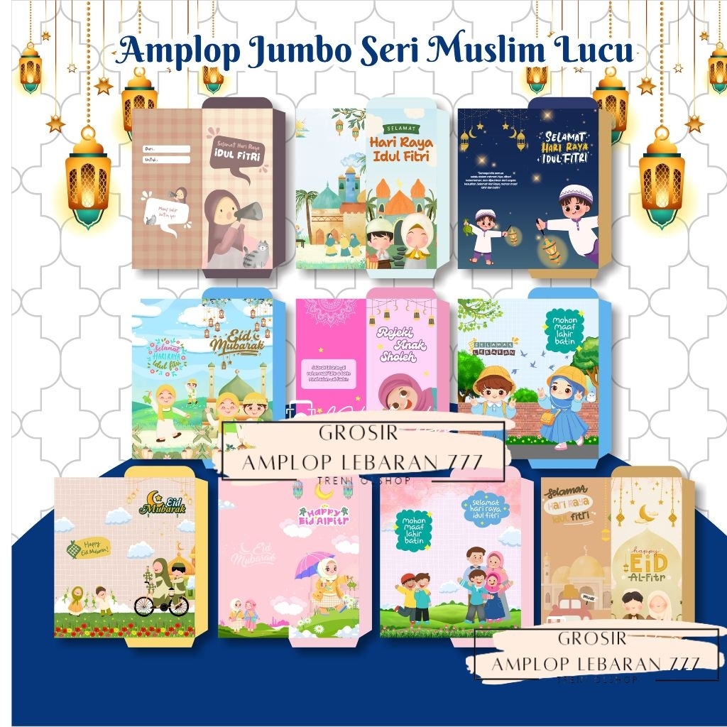 

AMPLOP LEBARAN JUMBO MUSLIM ISI 500 LEMBAR