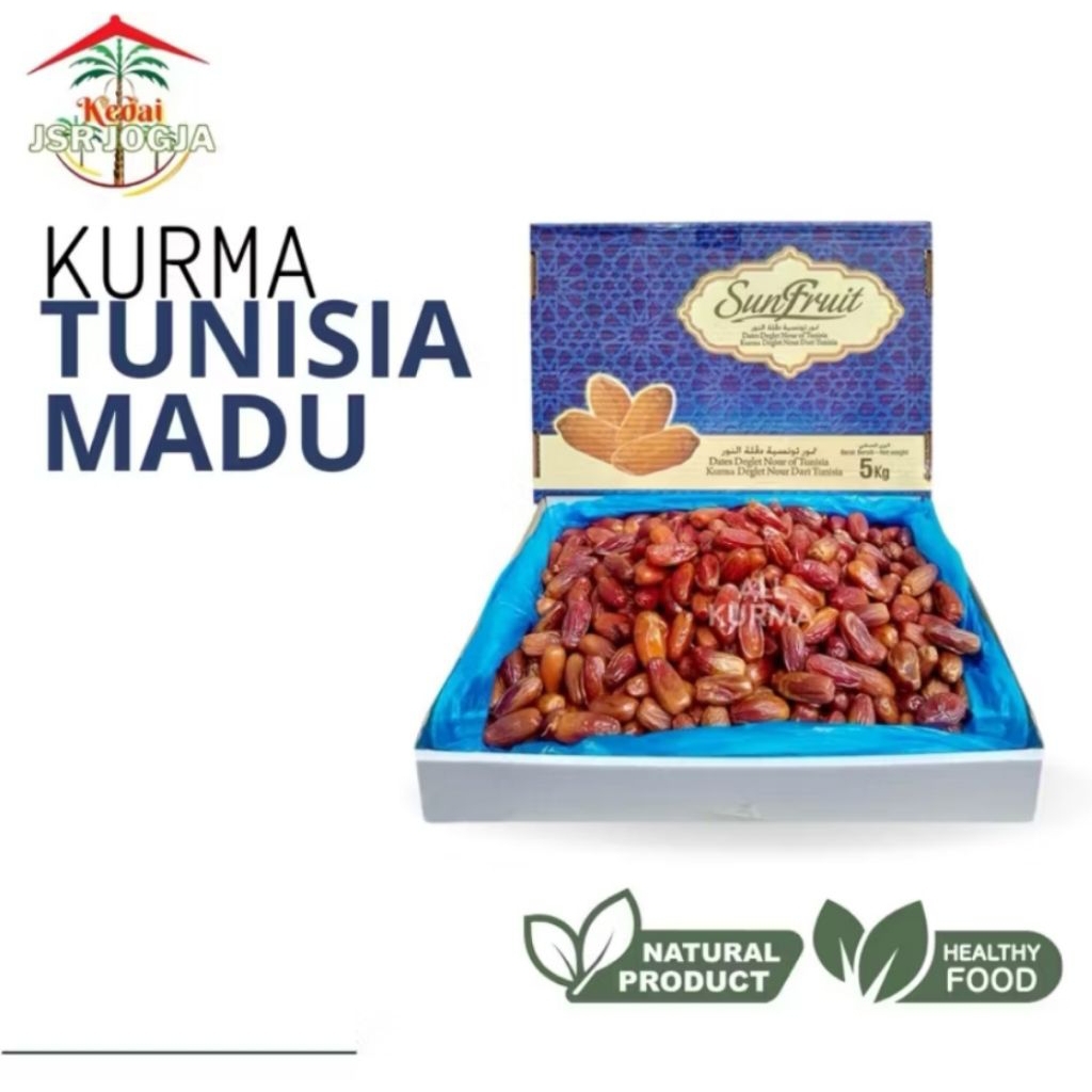 

Kurma Tunisia Madu 500 GR Repack Sunfrutt & Barari