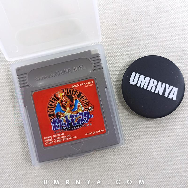 Kaset Pokemon Red Gameboy Nintendo DMG GBC GBA SP Game Boy