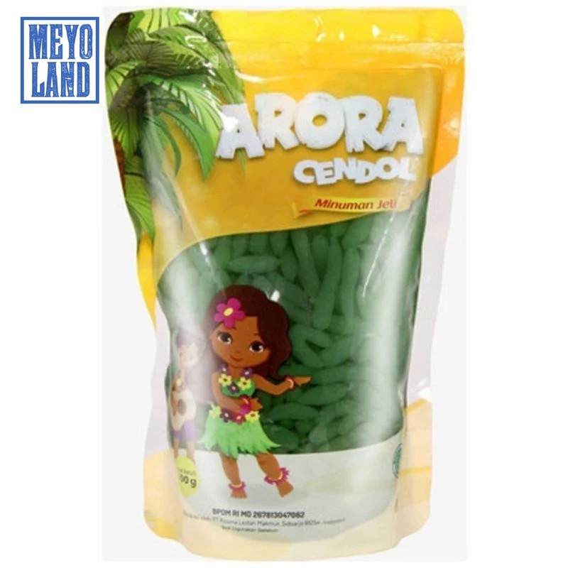 

ARORA CENDOL JELLY KECEBONG 500 GR YOSHINOYA DAWET JELI HIJAU 500gr