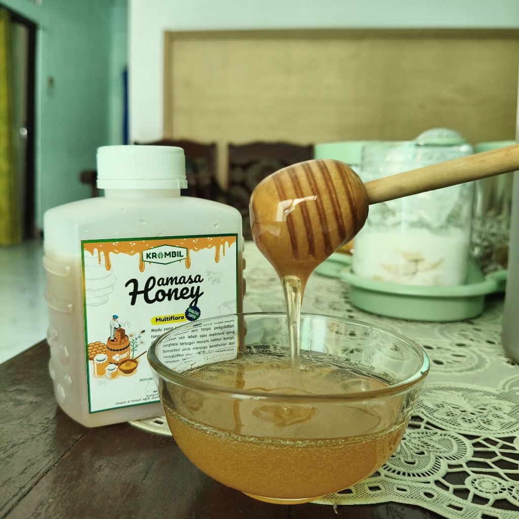 

[ASLI] Madu Murni Nektar Multiflora Super 100% Tanpa Campuran 500g