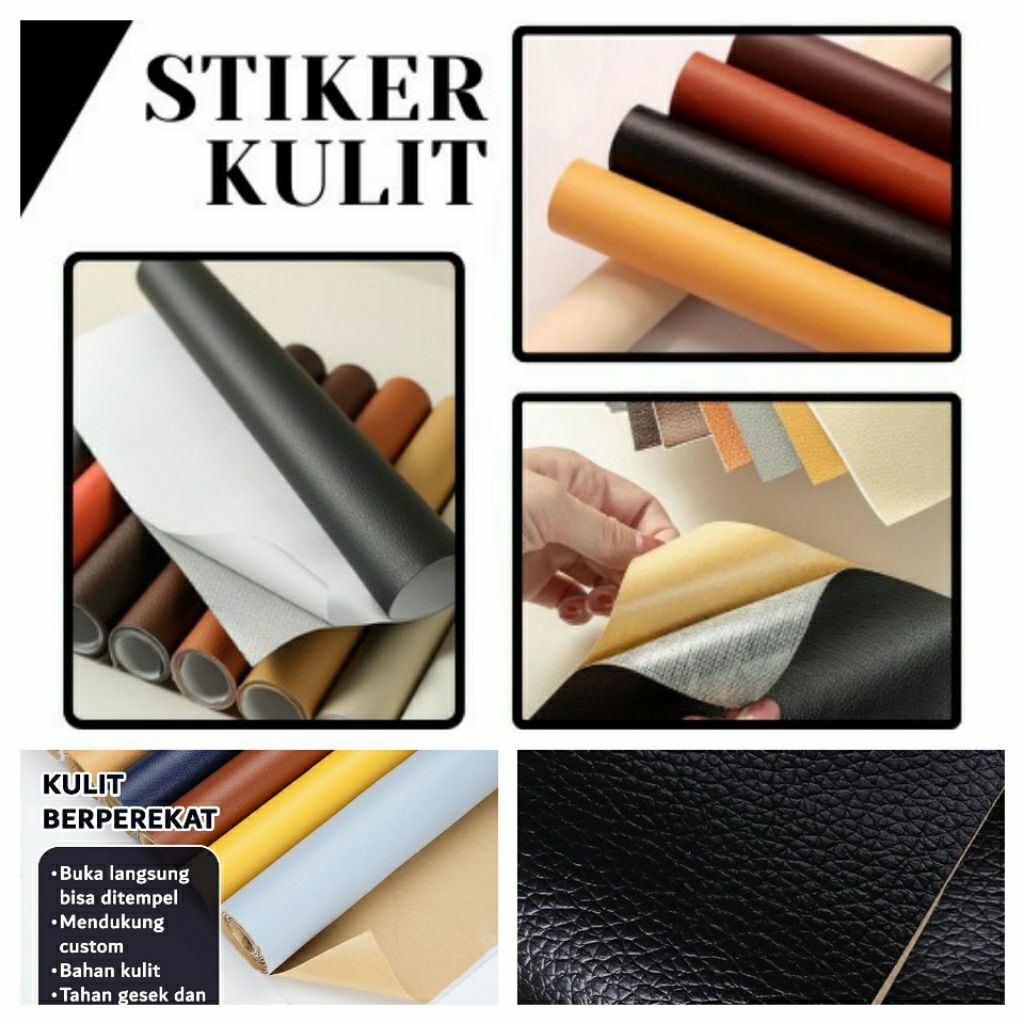 Sticker kulit sofa/sticker kulit jok motor jok mobil/stiker kulit perbaikan sofa robek/Stiker kulit 
