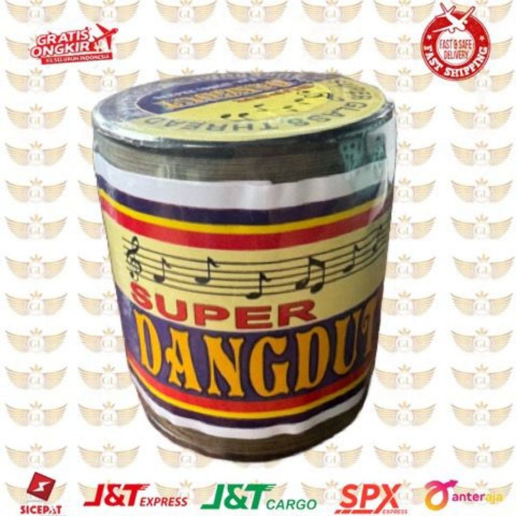 1 Pcs Gelasan Prima / Katun Cap Super Dangdut ±2500Yard