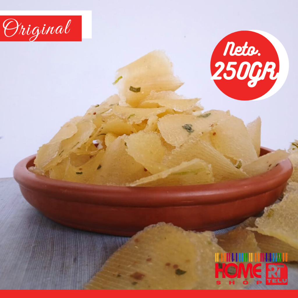 

Enye singkong kripik Opak Singkong Enye-Enye renyah Gurih Kerupuk Samiler Jalepak Kecimpring 250 gr