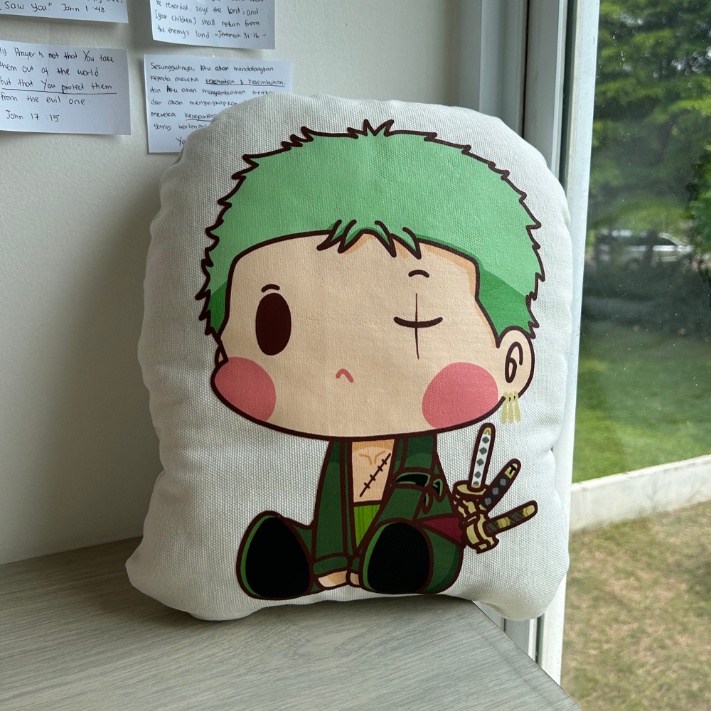 ONE PIECE PLUSHIE / STUFFED DOLL / BONEKA STUFFED PLUSH / LUFFY / ZORO