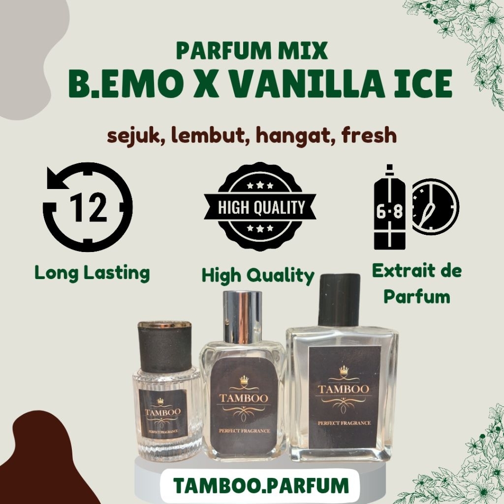 PARFUM BIBIT/PARFUM BIBIT MIX B.EMO X VANILLA ICE