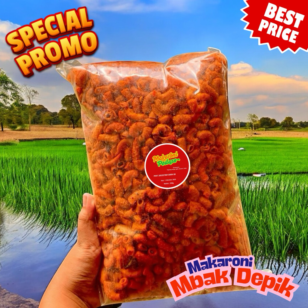

Makaroni Pedas Surabaya 250gr – Camilan Enak dan Ekonomis!