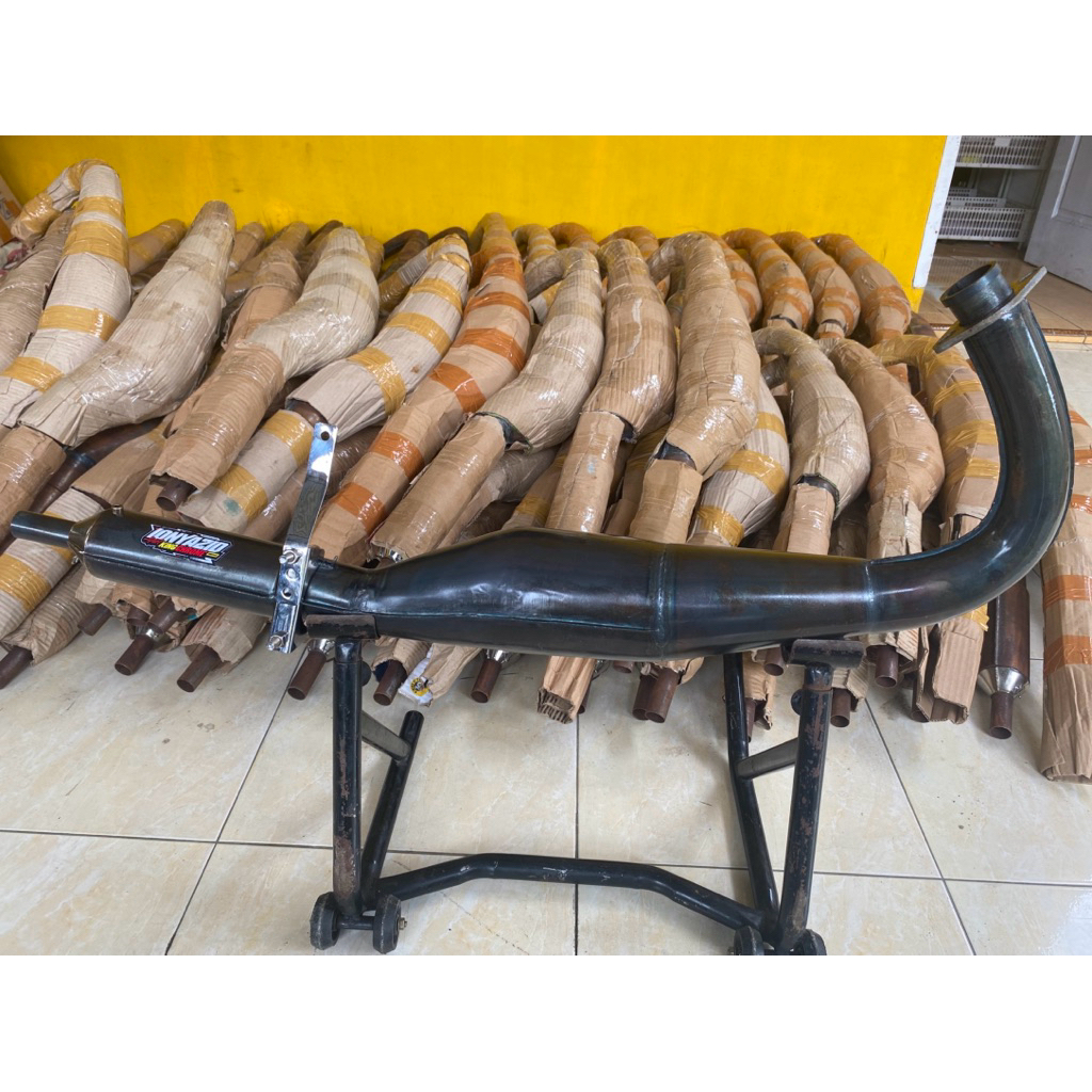 KOLONG JANUR LAMBUNG 38 SET GANTUNGAN CHROME KILAT