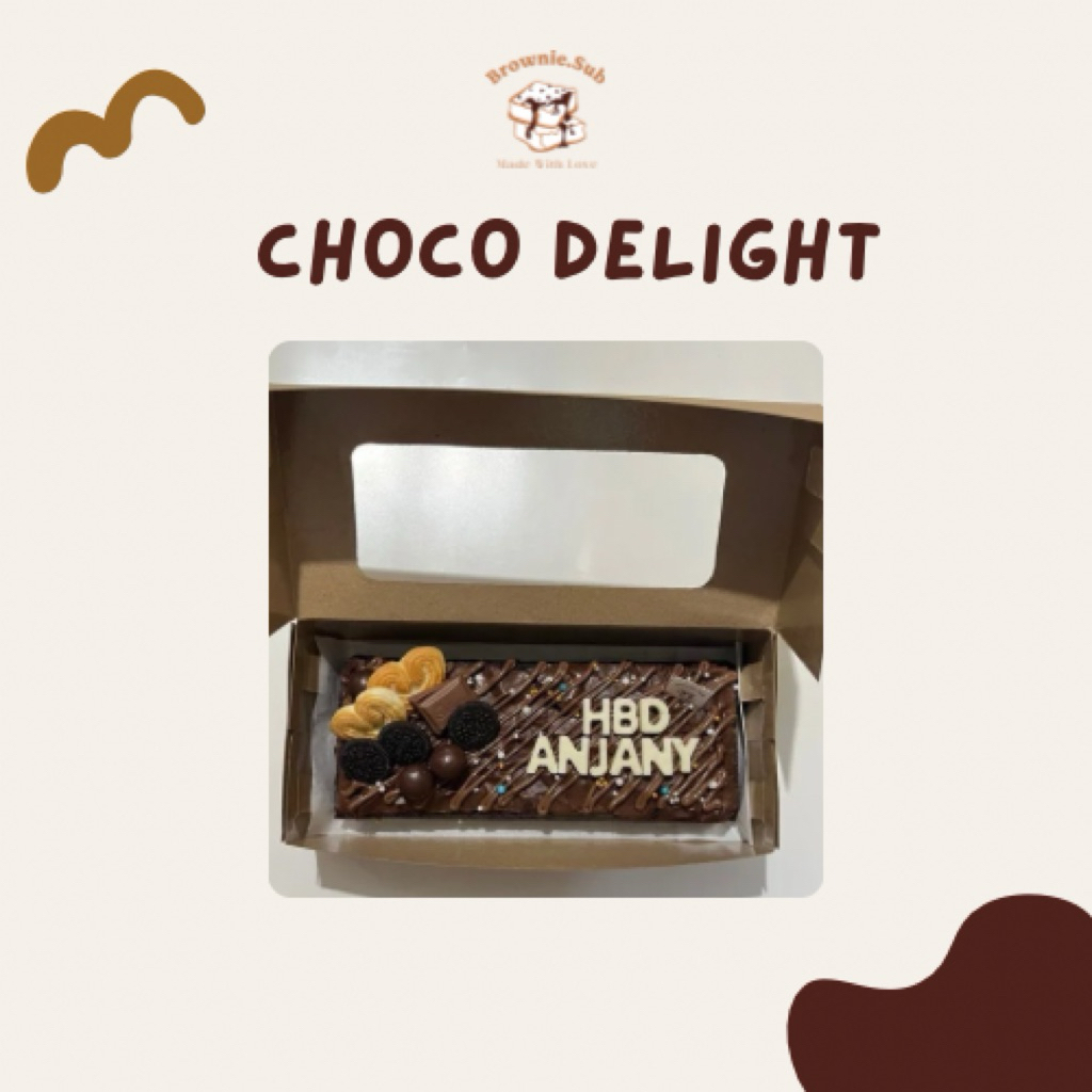 

Choco delight brownie | Birthday brownies | Brownies ulangtahun | Brownies cake