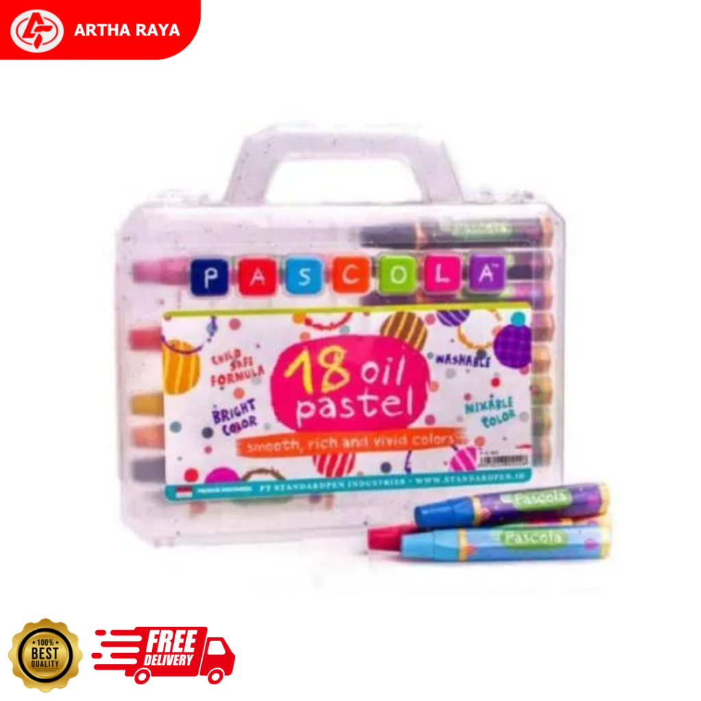 

Crayon Pascola Oil Pastel 18 Warna