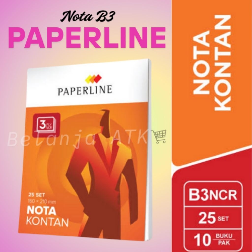 

[Eceran] Nota B3 paperline nota kerja min 2 pcs