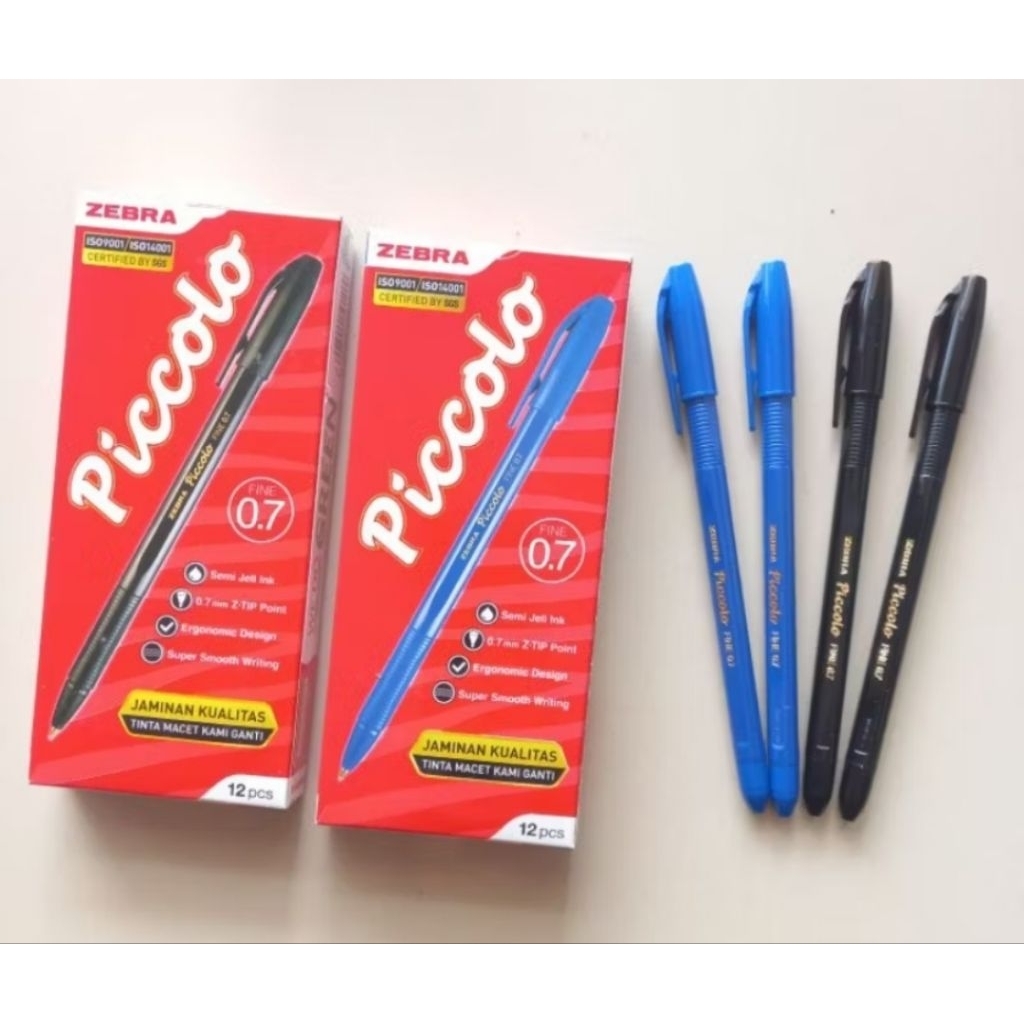 

Pulpen Piccolo - Zebra Piccolo/MURAH Perpak isi 12 pcs