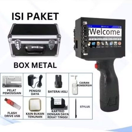 Handhield printer inkjet printer expired date Logo Barcode